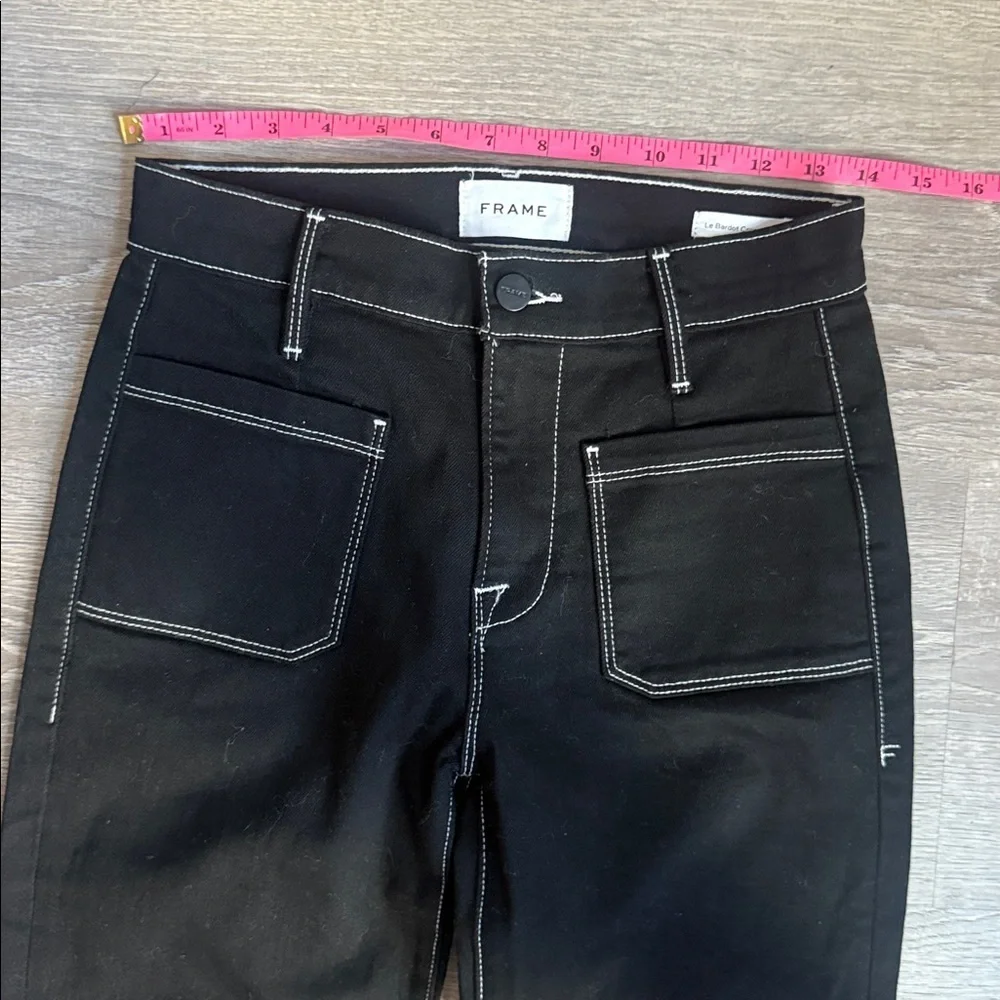 Frame Le Bardot crop flare jeans 25 - Picture 8 of 14